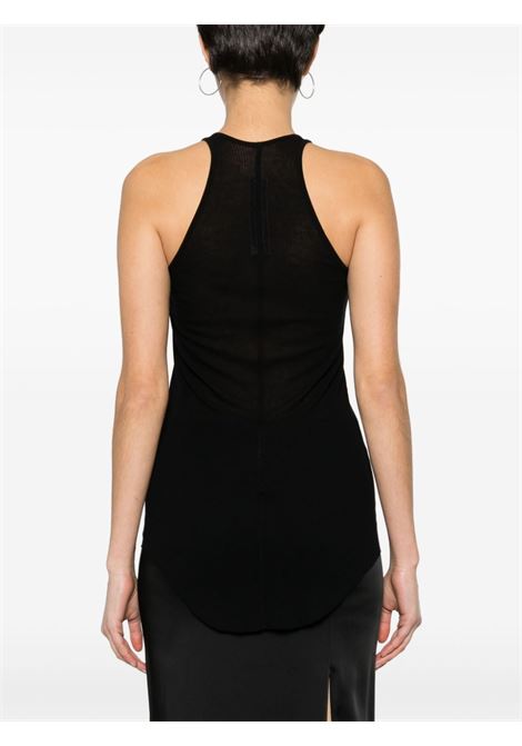 Black ribbed top - women RICK OWENS | RP01D2101RC09